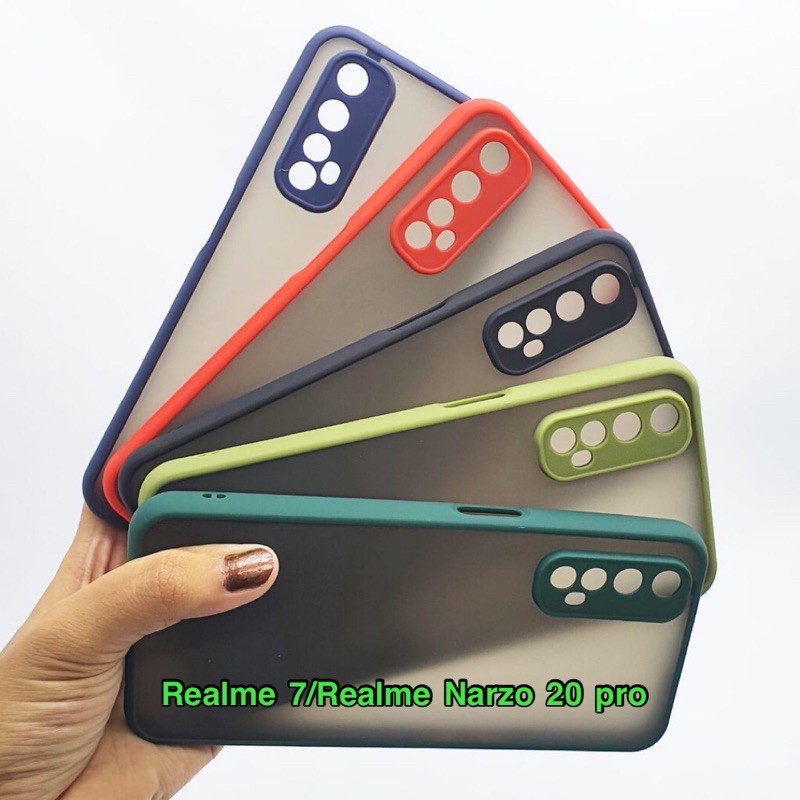 Realme 7 / Realme Narzo 20 Pro เคส My Choice Plus ตัวป้องกันกล้อง / เคส Dove / Macaron Hardcase