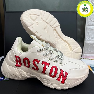 ❤️‍🔥🔥 New MLB BOSTON รองเท้าผ้าใบรองเท้าแฟชั่น สูง 6CM ‼️รุ่นกำลังฮิต‼️