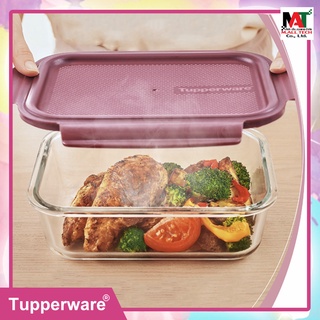 Tupperware ภาชนะใส่อาหาร เข้าไมโครเวฟได้ รุ่น PremiaGlass ขนาด1ลิตร