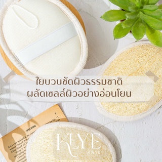 KLYE /คลาย/ ใยบวบขัดผิว มีสายคาด Loofa Scrubber ใยบวบ ขัดตัว ขัดผิวกาย อ่อนโยน จากธรรมชาติ ไม่บาดผิว