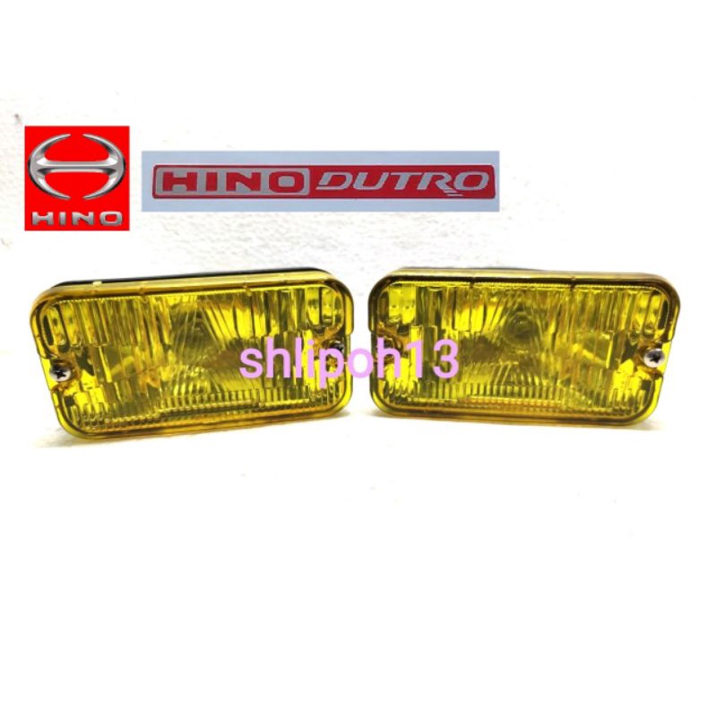Hino Dutro 300 WU302/WU342 ไฟตัดหมอกกันชน (สีเหลือง) RH/LH