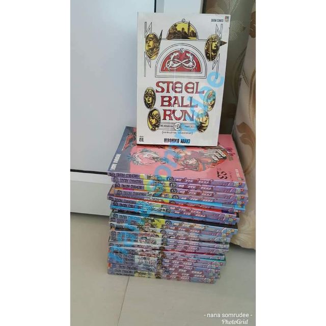 หนังสือการ์ตูนมือสอง jojo steel ball run 24 เล่มจบ
