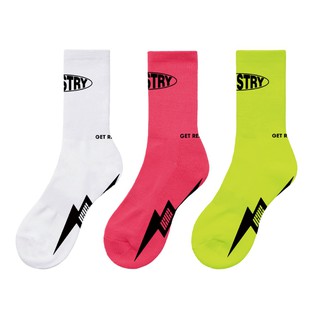 【iKON แท้จริง】 iKON KEMiSTRY SOCKS NEON