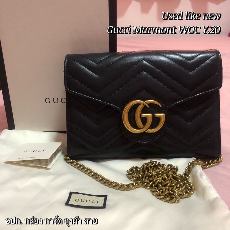 *ขายแล้วค่ะ*Gucci marmont woc Y.2020 (used)ใช้น้อยมาก