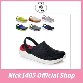 ❤️Nick1405❤️Crocsรองเท้าแตะสไตล์ใหม่ LiteRide Clog หิ้วนอก ถูกกว่าshop รองเท้าชายหาดรองเท้าแตะเย็น