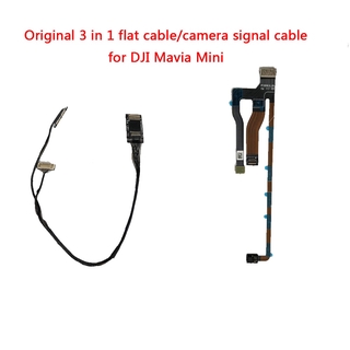 Original DJI Mavic Mini Gimbal Camera PTZ Cable Signal Line Transmission Flex Wire 3 in 1 flat cable for Drone Replacement