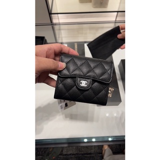 Chanel trifold wallet