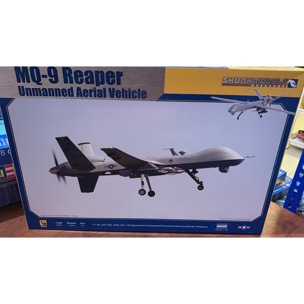 SKUNKMODELS 48013 MQ-9 Reaper รถทางอากาศไร้คนขับ 1/48