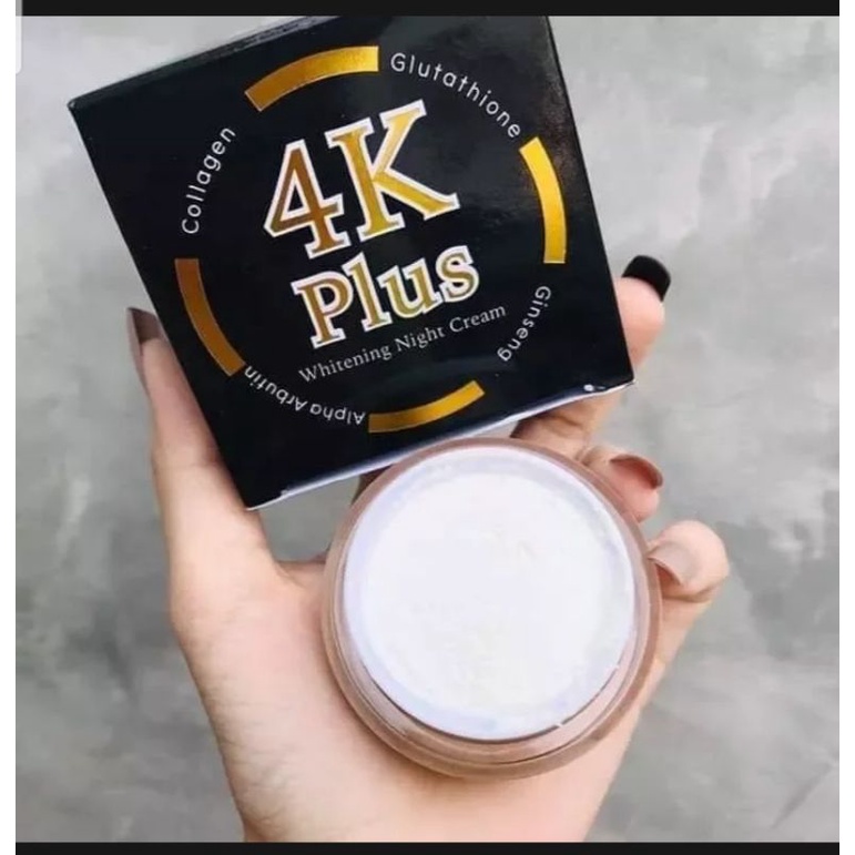 4K Plus Whitening Night Cream ครีม 4 เคพลัส