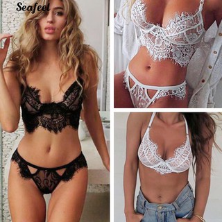 Ladys Hollow Lace Bra ชุดชั้นในสตรีชุดนอนชุดนอนชุดนอน