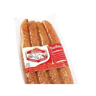 กุนเชียงหมูอย่างดี เนื้อนุ่ม หอมอร่อย ไม่ใส่สีและวัตถุกันเสีย น้ำหนัก 500 กรัม