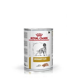 Royal Canin VD DOG Can Urinary S/O 410g สำหรับสุนัขที่เป็นโรคนิ่ว สลายนิ่วสตรูไวท์