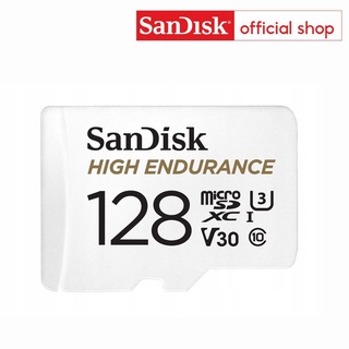 ราคาSanDisk High Endurance microSD 128GB (SDSQQNR-128G-GN6IA) สำหรับกล้องวงจรปิด ความเร็วสูงสุดอ่าน 100 MB/s เขียน 40 MB/s