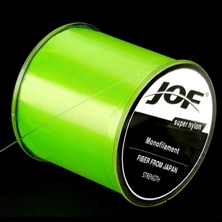 Jof สายไนล่อน PE 500 ม. แข็งแรงมาก สีโปร่งใส ไม่เรืองแสง สําหรับตกปลา