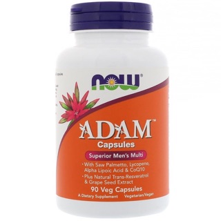 ✨pre order💫🇺🇸Now Foods, ADAM, Superior Mens Multi, 90 Veg Capsules