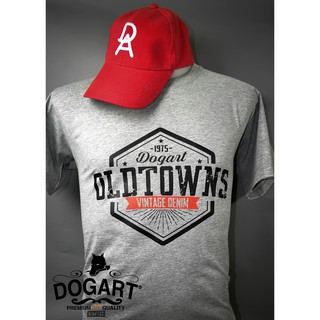 เสื้อยืด DOG-ART ลาย OLDTOWNS ทรง Unisex