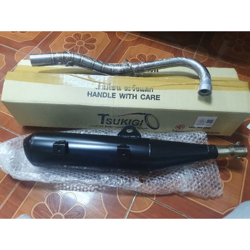 ท่อเดิมผ่าคอเลสลายW125i LED / W125 i New ปลาวาฬ มีมอก.