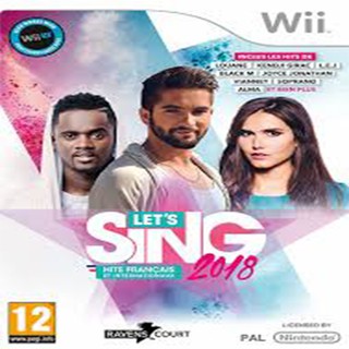 แผ่น [Wii Game] Lets Sing 2018