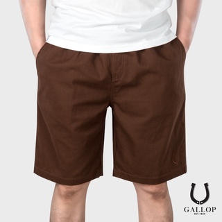 GALLOP : CASUAL SHORTS  กางเกงขาสั้นเอวยางยืด รุ่น GSP9002