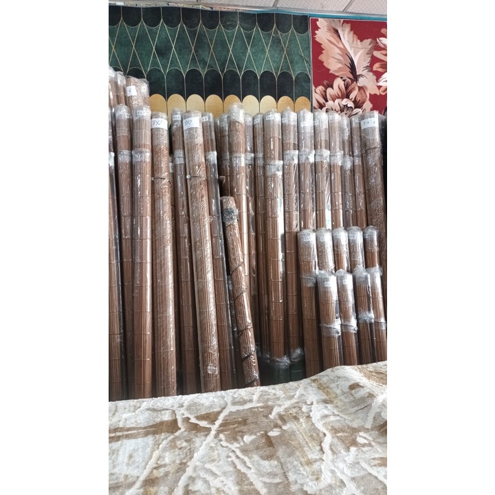 ตาบอดไม้ไผ่ / Bidai Buluh / คุณภาพ Than Cuaca Hujan Panas