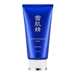 Kose Sekkisei Clear Whitening Mask มาส์กดำฟื้นฟูผิว 76ml (1 หลอด)