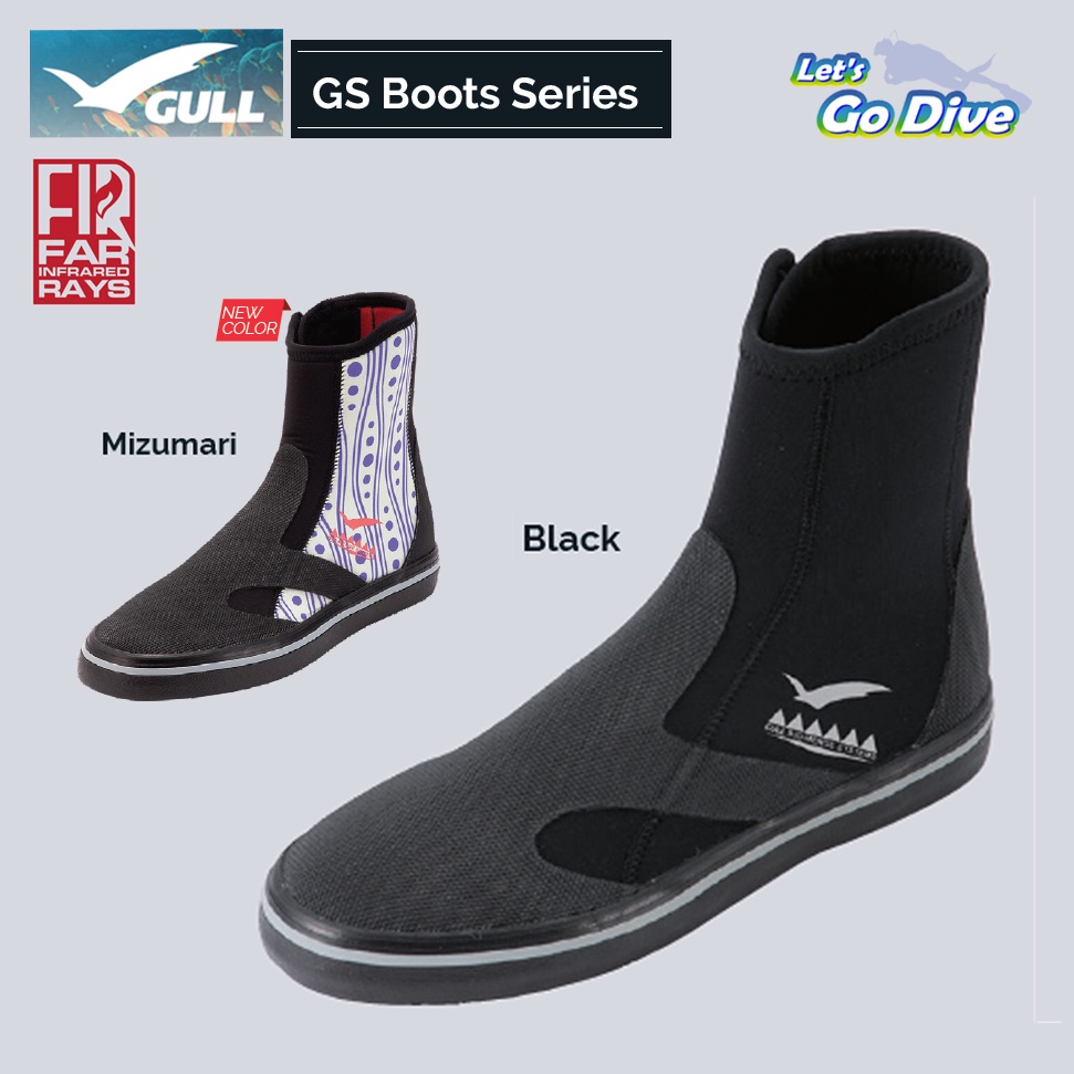 Gull - GS Boots - Boot for Open Heel fin - รองเท้าบูธ สำหรับตีนกบ