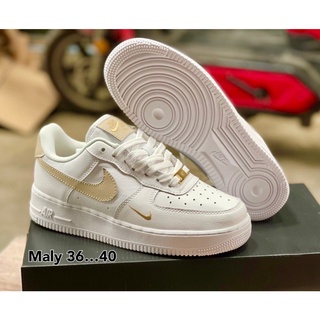 Nike air force 1 รองเท้าผ้าใบผูกเชือกพร้อมกล่อง