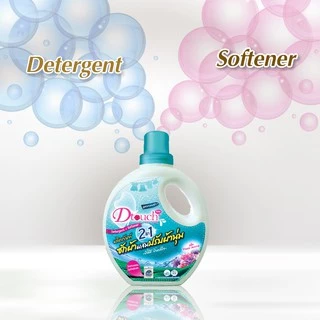 Dtouch น้ำยาซักผ้า ผสม น้ำยาปรับผ้านุ่ม 2in1(5000 ml.) 2 กล. น้ำยาซักผ้า น้ำยาปรับผ้านุ่ม ในขวดเดียว