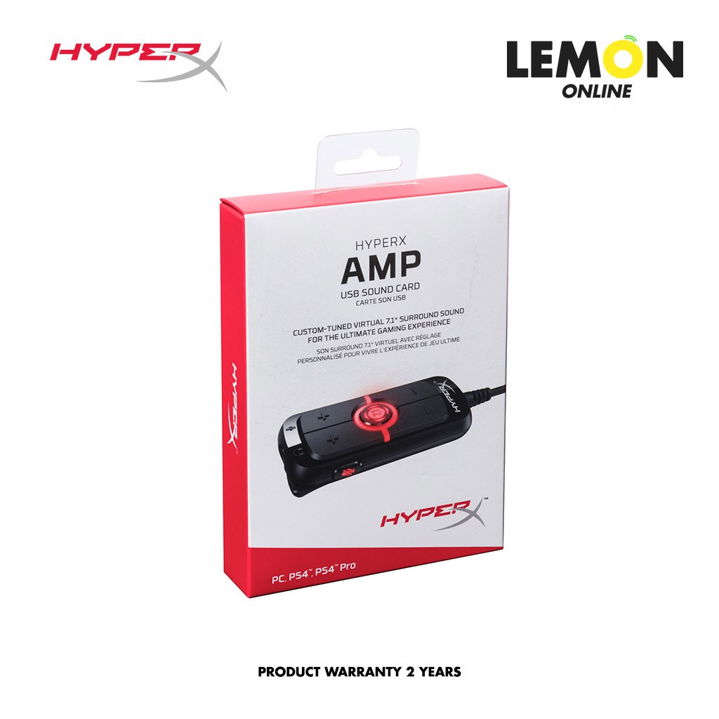 HyperX Accessories Amp USB Sound Card - รับประกันศูนย์ไทย 2 ปี