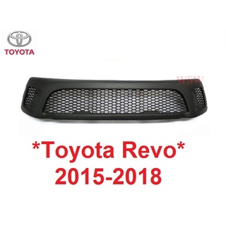 สีดำ กระจังหน้ารถ TOYOTA HILUX REVO 2015 - 2018 กระจังหน้า โตโยต้า รีโว่ ตะแกรง กระจัง หน้ากระจัง ของแต่ง รีโว