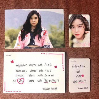 การ์ดลายเซ็น ตาหวาน Tarwaan BNK48 การ์ดลายมือ [แบบพิมพ์] ของแท้ สินค้าลิขสิทธิ์ ลายเซ็น ลายมือ มีเก็บเงินปลายทาง