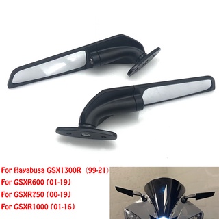 กระจกมองหลังรถจักรยานยนต์ ปรับได้ อุปกรณ์เสริม สําหรับ SUZUKI Hayabusa GSX1300R GSX 1300 R GSXR GSX-R 600 750 1000 GSX-R600 GSX-R750 GSX-R1000