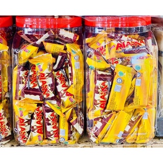Alaska chocolate ช็อคโกแลตคอนเฟลคบาร์ 60ชิ้นx12g.