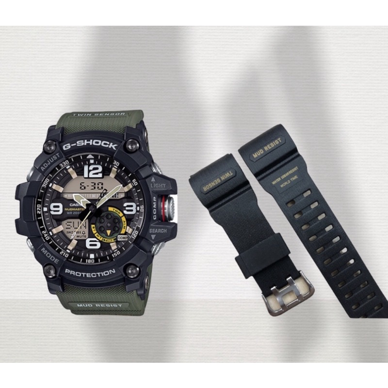สายนาฬิกาข้อมือ Casio G-Shock Mudmaster GG-1000-1A3DR Twin Sensor 200M กันน้ํา สําหรับผู้ชาย