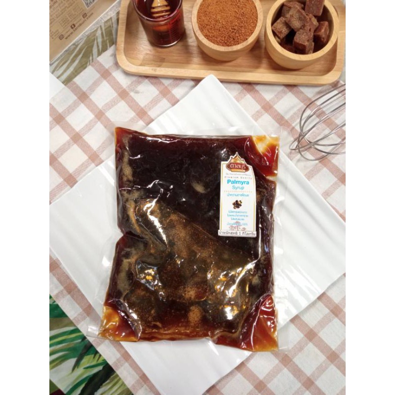 น้ำตาลโตนดเหลว ตาลบุรี แพค 1 กิโลกรัม