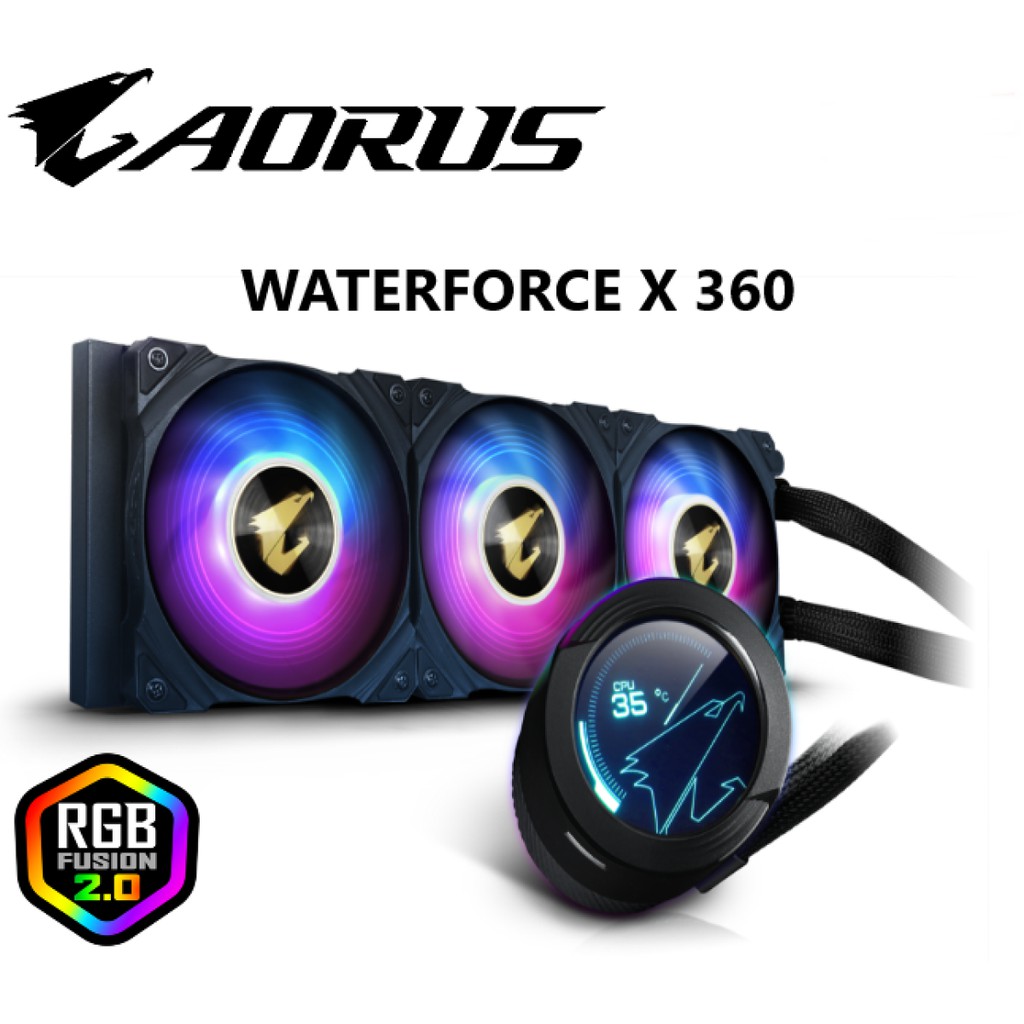 AORUS WATERFORCE X 360 RGB Fusion 2.0 120mm ARGB Fans
