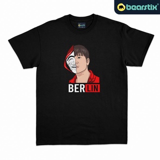 เสื้อยืดใหม่ราคาระเบิดBearstix - เสื้อยืด ลาย Money Heist สไตล์เกาหลี - Berlin Shirt - Tshirt Park Hae Soo - NetflixS-3X