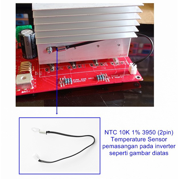 NTC10k 1% 3950 เซ็นเซอร์อุณหภูมิเทอร์มิสเตอร์การติดตั้งแบบคงที่