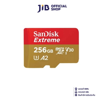 SANDISK 256 GB MICRO SD CARD (ไมโครเอสดีการ์ด) EXTREME MICROSDXC CARD (SDSQXAV-256G-GN6MN)