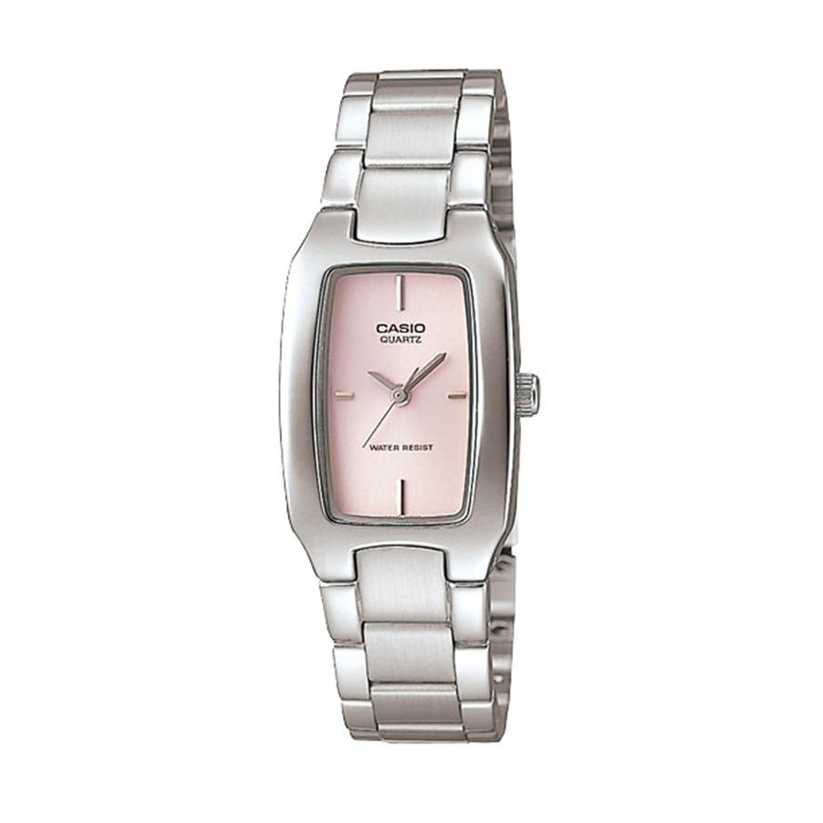 Casio Standard นาฬิกาข้อมือผู้หญิง สายสแตนเลส รุ่น LTP-1165,LTP-1165A,LTP-1165A-4C,LTP-1165A-4CDF - สีเงิน