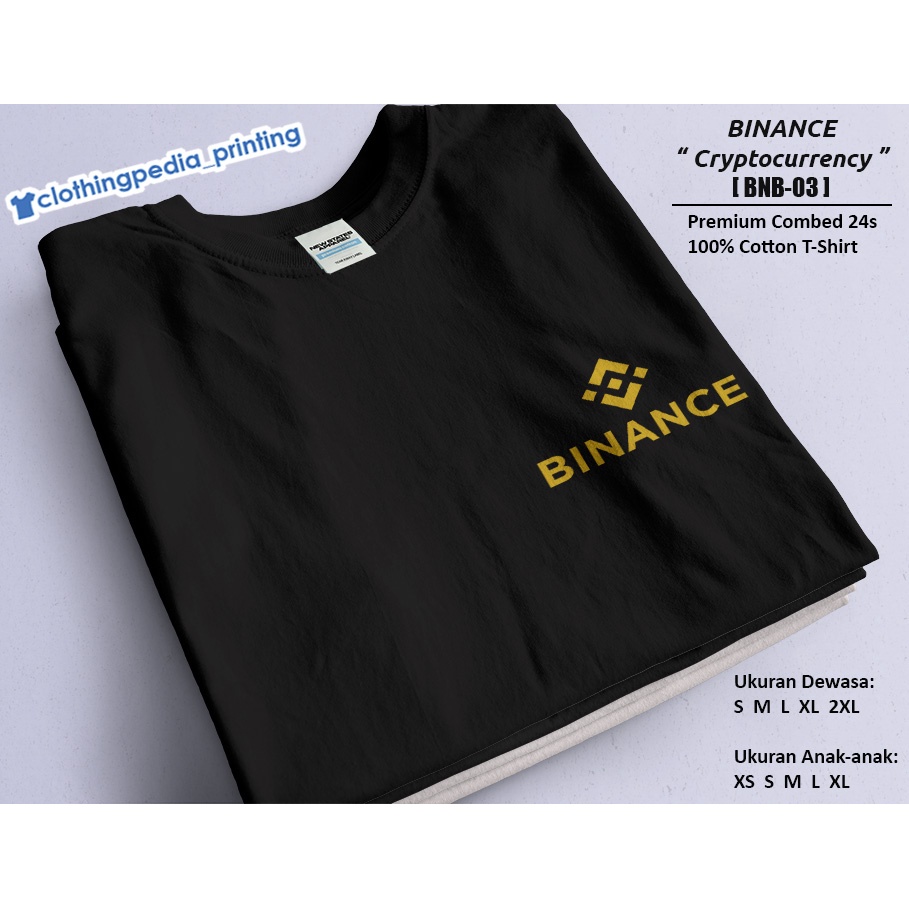 เสื้อยืดโลโก้กระเป๋า Binance BNB Crypto Coin Cryptocurrency