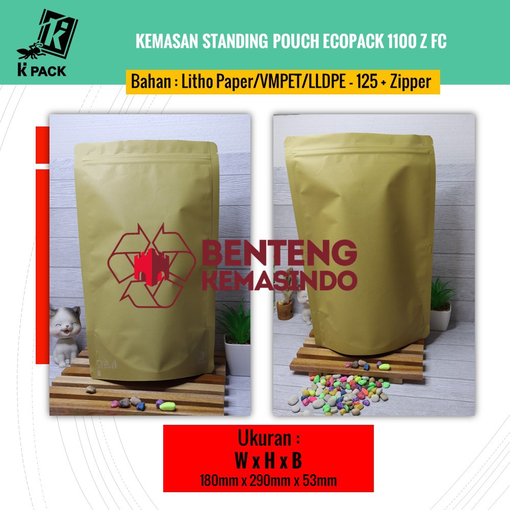 ECOPACK 1100 Z STANDING POUCH PACKAGING