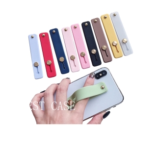 Wrist Band Hand Band Finger Grip Mobile Phone Holder Stand Push Pull Universal Phone Socket Holder