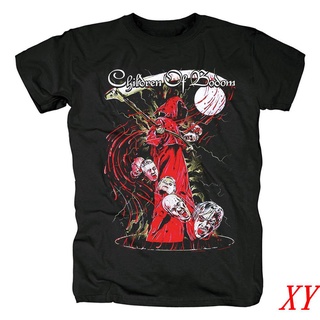 Xy ใหม่ เสื้อยืดแขนสั้น ผ้าฝ้าย พิมพ์ลาย Melody Power Metal Death Metal สําหรับเด็กผู้ชาย