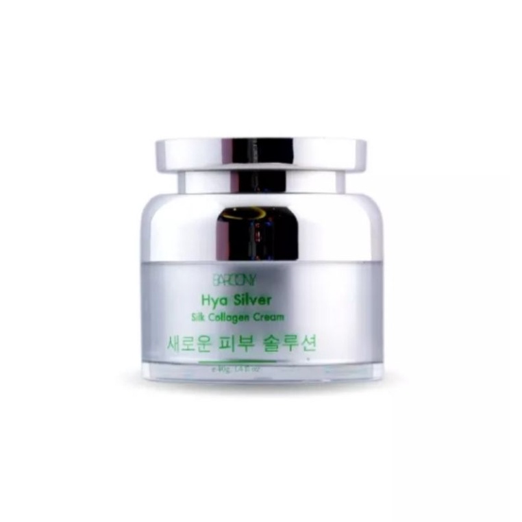 Barcony Hya Silver Silk Collagen Cream ครีมหน้าฟู 1 กระปุก