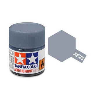 สีสูตรน้ำทามิย่า Tamiya Acrylic XF25 Light Sea Blue 10ml