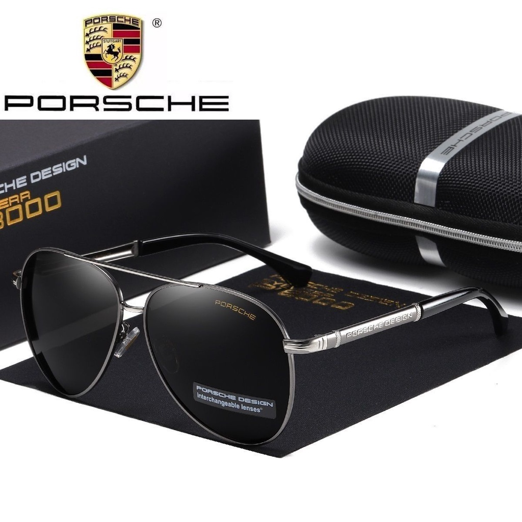 จัดส่งที่รวดเร็ว Porsche ! แว่นตากันแดด เลนส์โฟโตโครมิก สําหรับผู้ชาย เหมาะกับการขับขี่ พร้อมส่ง