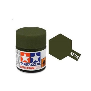 Tamiya Acrylic Paint XF-74 (Olive Drab)