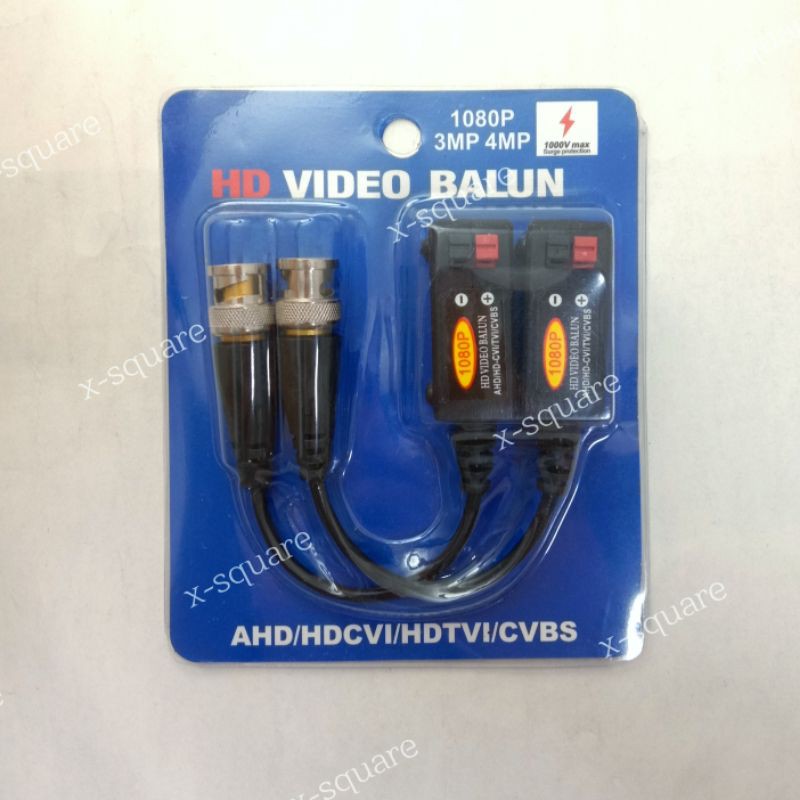 กล้องวงจรปิด HD Passive Video Balun 3MP, 4MP 1080P AHD/HDC/HDTV/CVBS