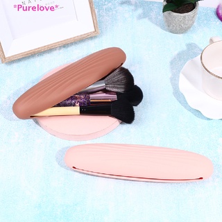 Purelove&gt; ใหม่ กระเป๋าซิลิโคน กันน้ํา สําหรับใส่แปรงแต่งหน้า เครื่องสําอาง เหมาะกับการพกพาเดินทาง